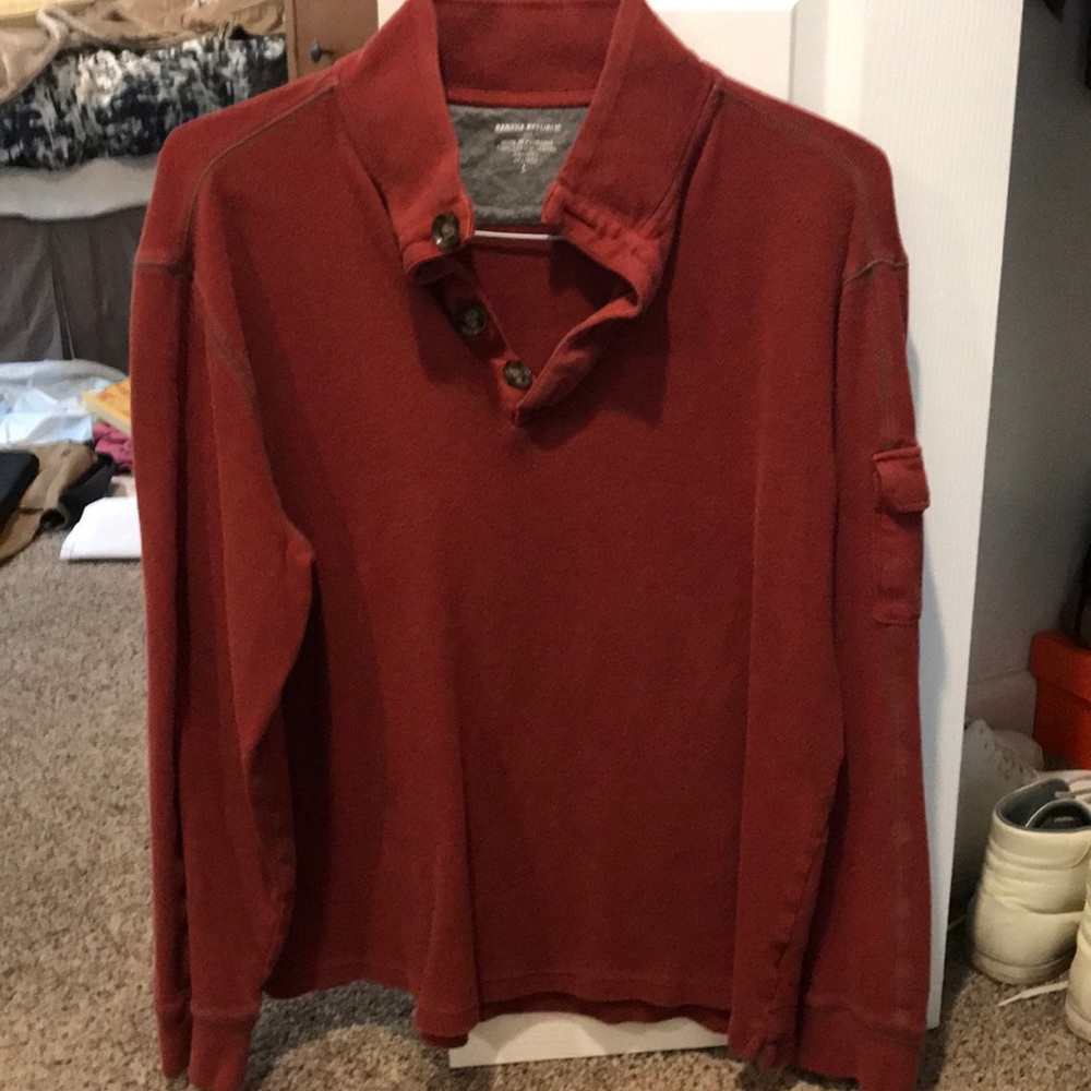 Big-Buttoned Henley